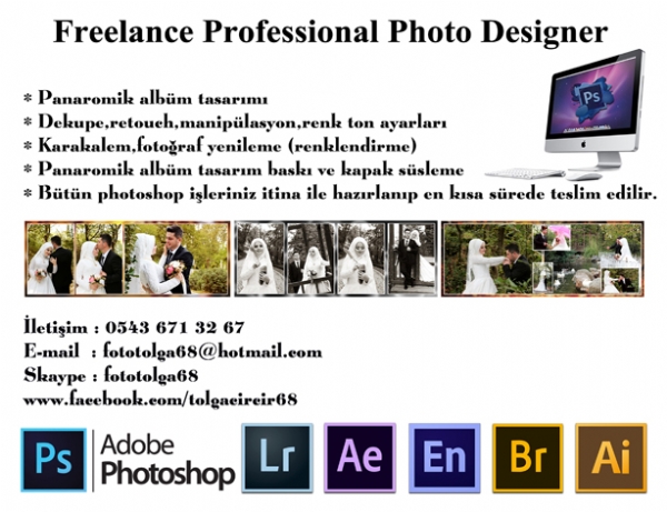 Freelance Professional Fotoğraf Tasarımcısı