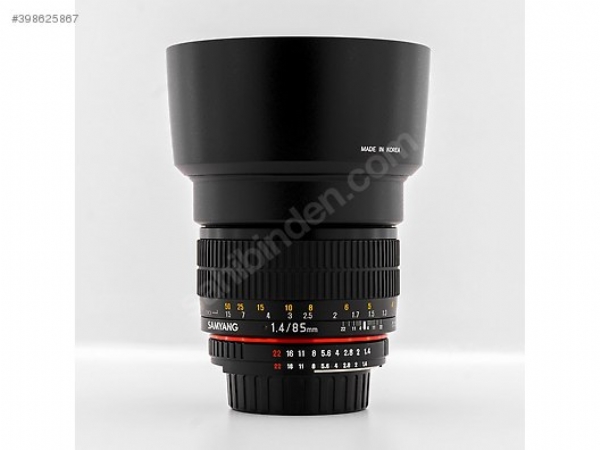 Samyang 85mm F/1. 4 (nikon Uyumlu) Lens / Objektif