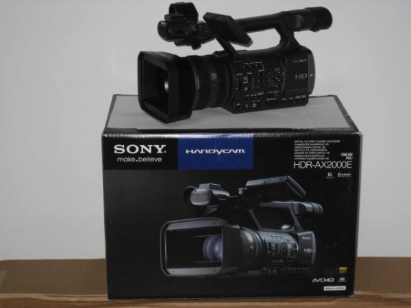 Sony Ax 2000e Profesyonel Kamera Sıfırdan Farksız